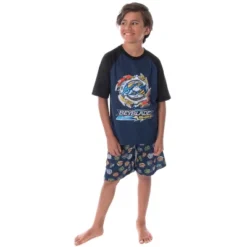 Beyblade Burst Boys' Spinner Tops 2 Piece Shorts And T-Shirt Pajama Set Beyblade - Ace Dragon -Kids Clothing Store GUEST 5d292c91 5f9c 4fad 8710 1d958c14461e