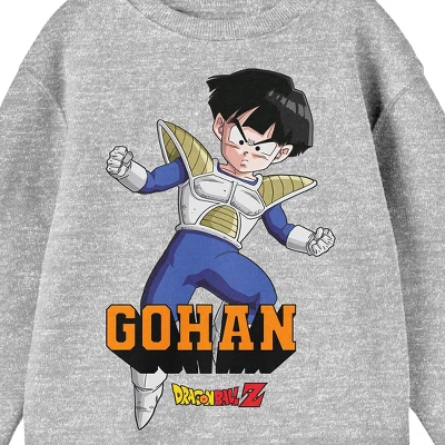 Dragon Ball Z Crew Neck Long Sleeve Athletic Heather Youth Sweatshirt 3 Dragon Ball Z Crew Neck Long Sleeve Athletic Heather Youth Sweatshirt
