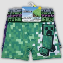 Boys' Minecraft 4pk Underwear