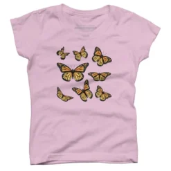 Girl's Design By Humans Monarch Butterfly By AnnArtshock T-Shirt -Kids Clothing Store GUEST 5e69fac1 9460 4d88 bb5c 7dfe3b5cd1e8