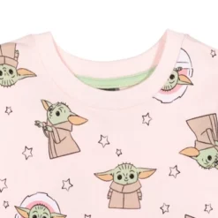 Star Wars The Mandalorian Baby Yoda Sweatshirt Pink
