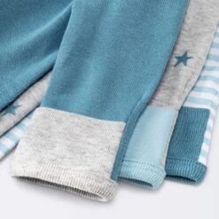 Baby Boys' 3pk Basic Romper - Cloud Island™ Sky Blue Preemie -Kids Clothing Store GUEST 638ba981 3512 4a1d 8964 06832920a058