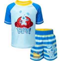 Blue's Clues & You! Rash Guard And Swim Trunks Outfit Set Toddler -Kids Clothing Store GUEST 6487459a 128d 4177 a36c 4da144c53c9b
