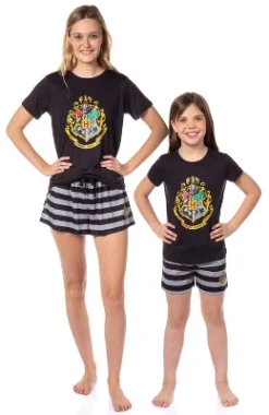 Harry Potter Girls' Wizarding World Hogwarts Crest Sleep Pajama Set Shorts Multicolored 14 Harry Potter Girls' Wizarding World Hogwarts Crest Sleep Pajama Set Shorts Multicolored -Kids Clothing Store GUEST 66d9288f 221d 479c a5f6 be0541bb688f