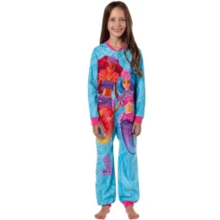 Barbie Girls' Mermaid Brooklyn And Malibu Footless Sleeper Pajama For Kids Blue -Kids Clothing Store GUEST 66db4b04 3352 4763 9a98 94b5778a7c6a