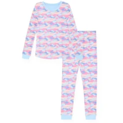 Sleep On It Girls Super Soft 2-Piece Snug Fit Pajama Set - Camo -Kids Clothing Store GUEST 66efdd51 b502 49cf 8b49 2021a4200d58