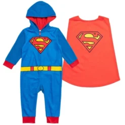 DC Comics Justice League The Flash Superman Batman Zip Up Pajama Coverall -Kids Clothing Store GUEST 67c274b0 d687 4031 90d7 9b4fd1c2c6bb