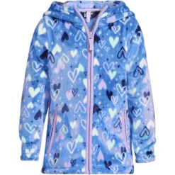 Lands' End Girls Softest Fleece Jacket -Kids Clothing Store GUEST 67db937b aa9d 4fd6 87c8 bc5fec4f0a2b