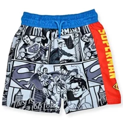 Warner Bros Boy's Justice League Superhero Print Quick Dry Swim Shorts For Toddler -Kids Clothing Store GUEST 683c5e6a cdf0 4262 aecb 18fbca0b0871