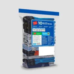 Hanes Boys' 10pk Boxer Briefs - Colors May Vary -Kids Clothing Store GUEST 68a049f1 8b54 4395 bd02 8b2582818223