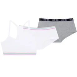 Fruit Of The Loom Cotton Beginner Sport Bra And Boyshort Panties 3 Piece Set -Kids Clothing Store GUEST 68c7427d b7d9 4220 a63c 468204243e8c