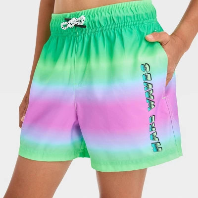 Boys' Ombre Design Swim Shorts - Art Class™ 3 Boys' Ombre Design Swim Shorts - Art Class™