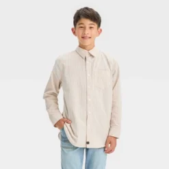 Boys' Oxford Striped Long Sleeve Button-Down Shirt - Art Class™ -Kids Clothing Store GUEST 6c4f1947 92ac 4135 8df9 d80f39728e41