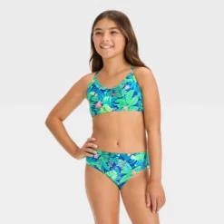 Girls' 'Living In The Tropics' Floral Printed Bikini Set - Art Class™ -Kids Clothing Store GUEST 6cde6a71 4be4 49e2 8edb 9903a351d1d4