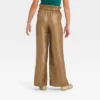 Girls' Dressy Wide Leg Holiday Pants - Cat & Jack™ Metallic Gold -Kids Clothing Store GUEST 6d554437 76d3 4485 a2cf 5ac804266bd5