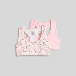 Jockey Generation™ Girls' 2pk Dotted Bralette - White/Pink -Kids Clothing Store GUEST 6dd3e008 ab91 43de b2d5 db0e7d583bb8