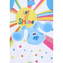 Nickelodeon Toddler Boys' Blue's Clues Union Suit Footless Sleep Pajama White