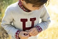 Hope & Henry Boys' Poplin Button Down Shirt, Infant