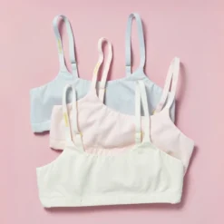 Yellowberry 3PK Girls' Super Soft Cotton First Training Bra With Convertible Straps -Kids Clothing Store GUEST 6f41b718 6f91 441a 9f68 667a7f18eb59