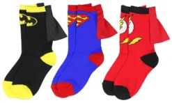 DC Comics Superhero Batman Superman The Flash Youth Boys Caped Crew Socks -Kids Clothing Store GUEST 6fb23039 a587 4b2d a767 38898f7f40b7