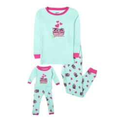 Leveret Girl And Doll Matching Cotton Animal Design Pajamas -Kids Clothing Store GUEST 6fe85a54 ec37 4dbb b386 dd9725c949d6