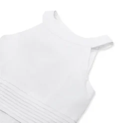 Hope & Henry Girls' Organic Cotton Sleeveless Halter Special Occasion Party Dress, Infant