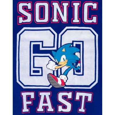 SEGA Sonic The Hedgehog Fleece Bomber Jacket And Jogger Pants Little Kid To Big Kid 7 SEGA Sonic The Hedgehog Fleece Bomber Jacket And Jogger Pants Little Kid To Big Kid - Image 5