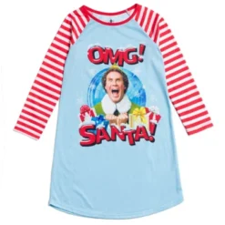 Elf Buddy The Elf Christmas Girls Nightgown Pajamas Little Kid To Big Kid -Kids Clothing Store GUEST 70bbf14b cb62 4f2e 8df1 3fcaed644626