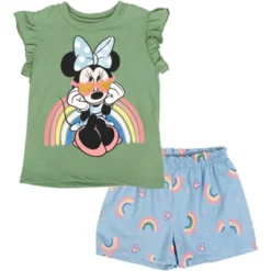Disney Minnie Mouse Baby Girls T-Shirt And Shorts Outfit Set Infant To Toddler -Kids Clothing Store GUEST 71980306 0b58 4e2b 93a7 29f1eb12785e