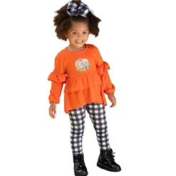 Girls Channel The Flannel Plaid Legging Set - Mia Belle Girls -Kids Clothing Store GUEST 71c21877 872e 4c7c a8ef 02fb7f2c7433