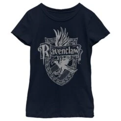 Girl's Harry Potter Ravenclaw Line Art Crest T-Shirt -Kids Clothing Store GUEST 728183c5 b551 4452 a700 4fb4d127858d