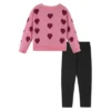 Andy & Evan Toddler Girls Hearts Sweater Set -Kids Clothing Store GUEST 72d75902 463f 42ae 8174 ed9531551240