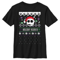 Boy's The Nightmare Before Christmas Holiday Scares Jack Face T-Shirt -Kids Clothing Store GUEST 73de70e1 c1e9 40ed 8eda 27a287a2cd31