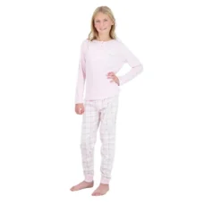 Sleep On It Girls 2-Piece Fleece Pajama Set - Pink Plaid 12 Sleep On It Girls 2-Piece Fleece Pajama Set - Pink Plaid -Kids Clothing Store GUEST 75141c87 957a 48df 86f1 2bdb779cd3b2