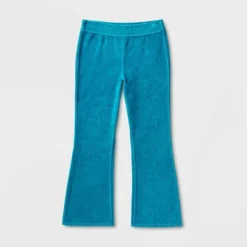 Girls' Adaptive Velour Flare Pull-On Pants - Cat & Jack™ Teal Blue 7 Girls' Adaptive Velour Flare Pull-On Pants - Cat & Jack™ Teal Blue -Kids Clothing Store GUEST 77927835 5bbd 481e bd0a 585665b45f07