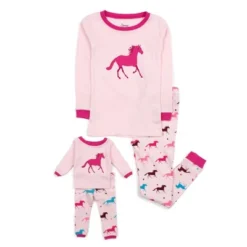 Leveret Girl And Doll Matching Cotton Animal Design Pajamas -Kids Clothing Store GUEST 77fe6577 2cfe 4fad be1b ad3b72a5223f