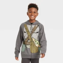 Boys' Star Wars: The Mandalorian The Child Cosplay Sweatshirt - Charcoal Gray -Kids Clothing Store GUEST 78a5ec13 b7cd 40d2 910d 074ff95003ba