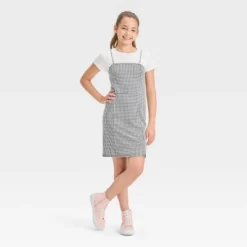 Girls' 2 For 1 Fitted Knit Dress - Art Class™ -Kids Clothing Store GUEST 7af1ef71 c5b6 49de a071 5ade63408e6d