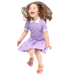 Masha And The Bear Polo Dropwaist Dress With Rainbow Print, Comfortable Casual Versatile Outfit - Toddler -Kids Clothing Store GUEST 7c60796d 14ca 454c a6b3 31543faf1ed2