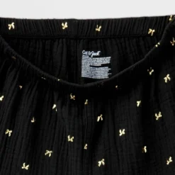 Girls' 2pc Adaptive Long Sleeve Dressy Top And Bottom Set - Cat & Jack™ Black -Kids Clothing Store GUEST 7f7d8a80 5a75 4b20 9a90 915af8f37951