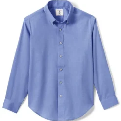 Lands' End School Uniform Boys Long Sleeve No Iron Pinpoint Dress Shirt -Kids Clothing Store GUEST 7ff66246 4ad8 497b 9894 d5286581e249
