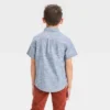 Boys' Short Sleeve Polka Dots Button-Down Shirt - Cat & Jack™ Blue -Kids Clothing Store GUEST 80c74cc7 e66d 4618 b9f3 42a83539334d