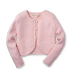 Hope & Henry Girls' Cropped Curved Hem Cardigan, Kids -Kids Clothing Store GUEST 818895e0 84fc 4dca a7c9 e5ff88a06e3d