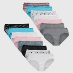 Hanes Girls' 14pk + 1 Hipster - Colors May Vary -Kids Clothing Store GUEST 82598dd2 40ff 448f 8aa8 cfad9881f95a