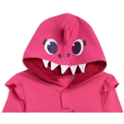 Pinkfong Mommy Shark Baby Shark Girls French Terry Pullover Hoodie Poly Hair & Felt Teeth Fin On Hat Costume And Leggings Outfit Set Little Kid -Kids Clothing Store GUEST 8305a224 e15a 40c4 93f1 3879e4806a33
