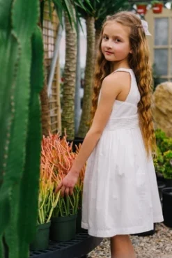 Hope & Henry Girls' Organic Cotton Sleeveless Halter Special Occasion Party Dress, Infant -Kids Clothing Store GUEST 83908d67 712a 4337 85f9 a77a139a17e0