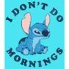 Girl's Lilo & Stitch I Don't Do Mornings Stitch Crop T-Shirt -Kids Clothing Store GUEST 83c9b74d 6499 40e1 87fd 7a610c74bce0