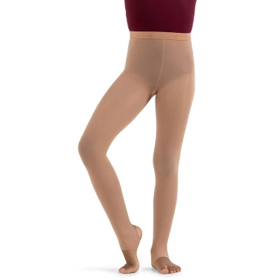 Capezio Hold & Stretch Stirrup Tight - Girls 5 Capezio Hold & Stretch Stirrup Tight - Girls - Image 3