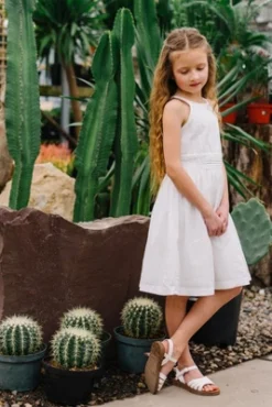 Hope & Henry Girls' Organic Cotton Sleeveless Halter Special Occasion Party Dress, Infant -Kids Clothing Store GUEST 858aa81f 4889 48c7 977a a6c7e5364f88