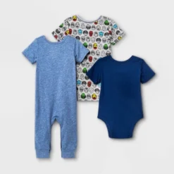 Baby Boys' 3pc Marvel Top & Bottom Set - Blue